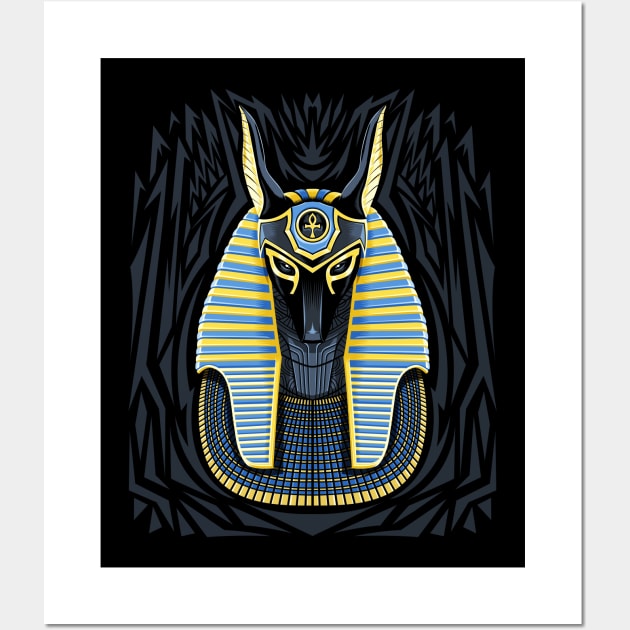 Egyptian Mask Wall Art by albertocubatas